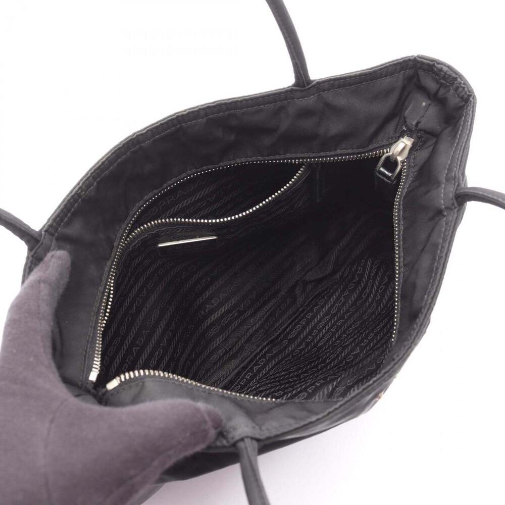 PRADA Black Leather Shoulder Bag - Picture 3 of 13